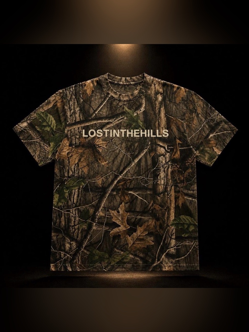 Lost Hills Men's Camouflage Graphic Tee - Brown Camo